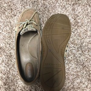 Animal print Sperry Top Sider Boat Shoe